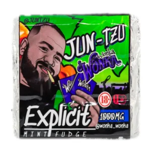 Jun Tzu Bar(1000mg) – Mint Chocolate with Fudge Pieces